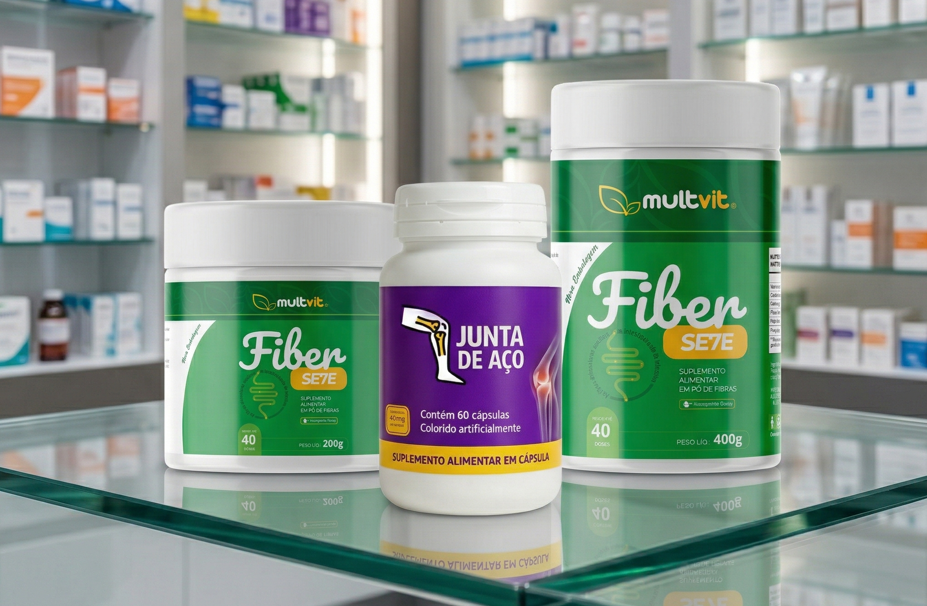 Produtos MultiVit - Fiber7 e Junta de Aço